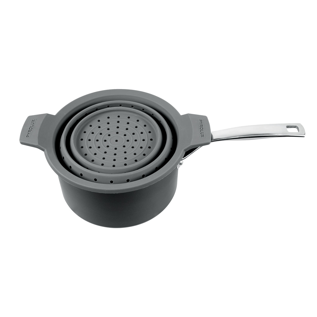 PYROLUX SILICONE COLANDER AND SPLATTER GUARD 16-20CM