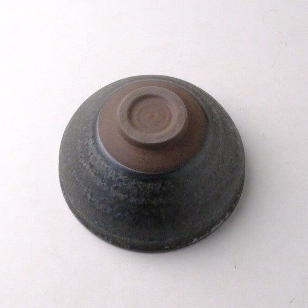 Blue Cave Tenmoku Shaped Chawan Matcha Bowls Minoyaki