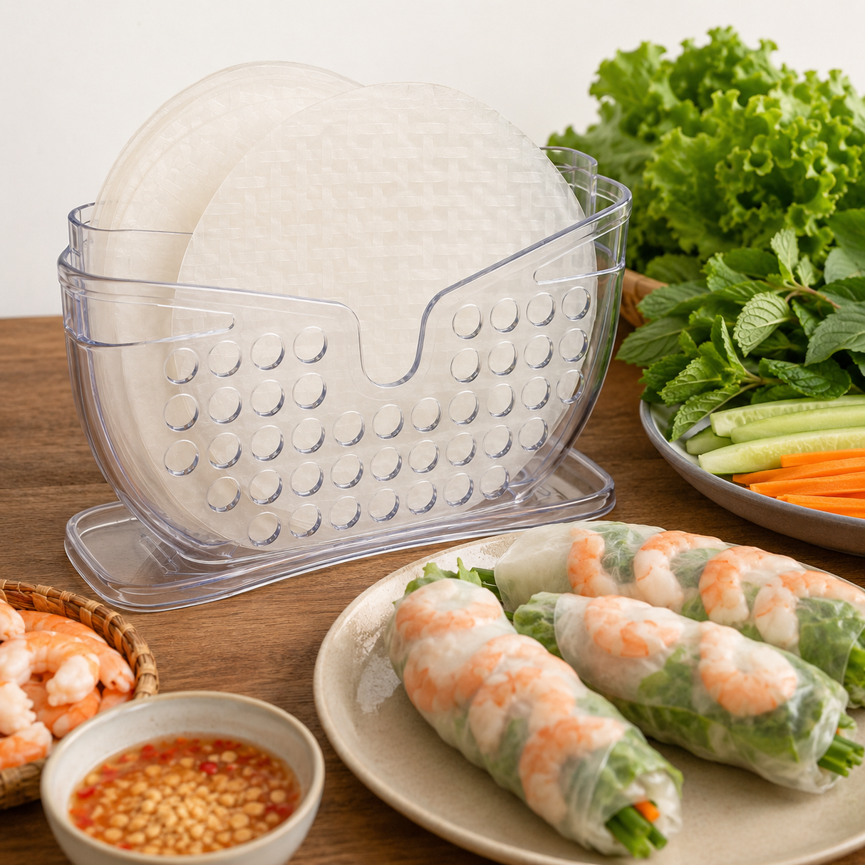 Rice Paper Water Bowl