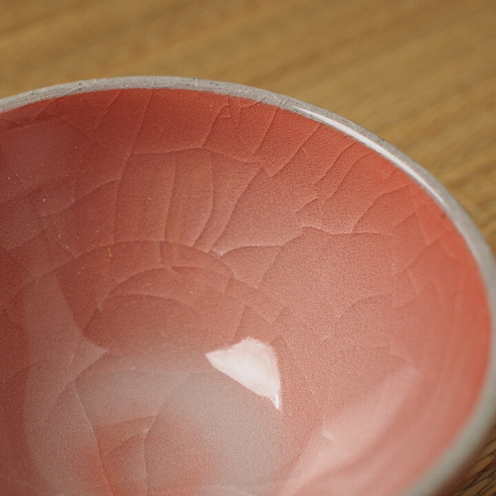Japanese Teacup Pink Matcha Bowl