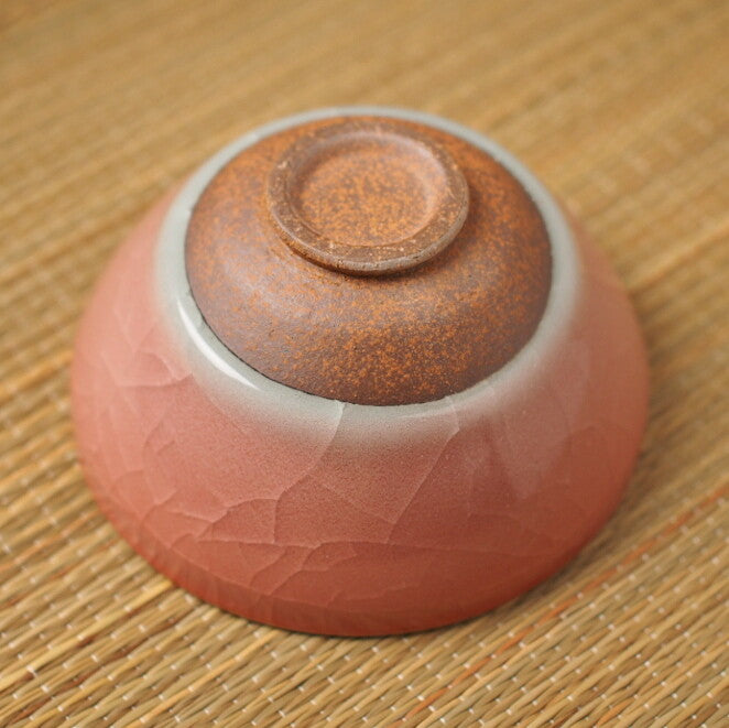 Japanese Teacup Pink Matcha Bowl