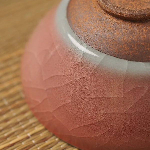 Japanese Teacup Pink Matcha Bowl