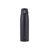 ZOJIRUSHI SM-VS STAINLESS STEEL VACUUM INSULATED WITH NON STICK INTERIOR BOTTLE 600ML BA: BLACK