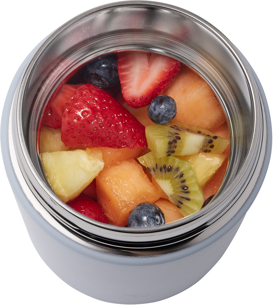 ZOJIRUSHI STAINLESS STEEL FOOD JAR 300 ML HL: ICE GRAY
