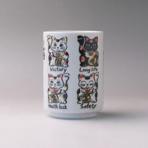 Maneki Neko Lucky Cat Tea Cup 250ml