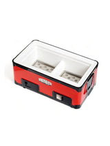 BBQ Konro Hibachi Rectangular 38.5cm Red