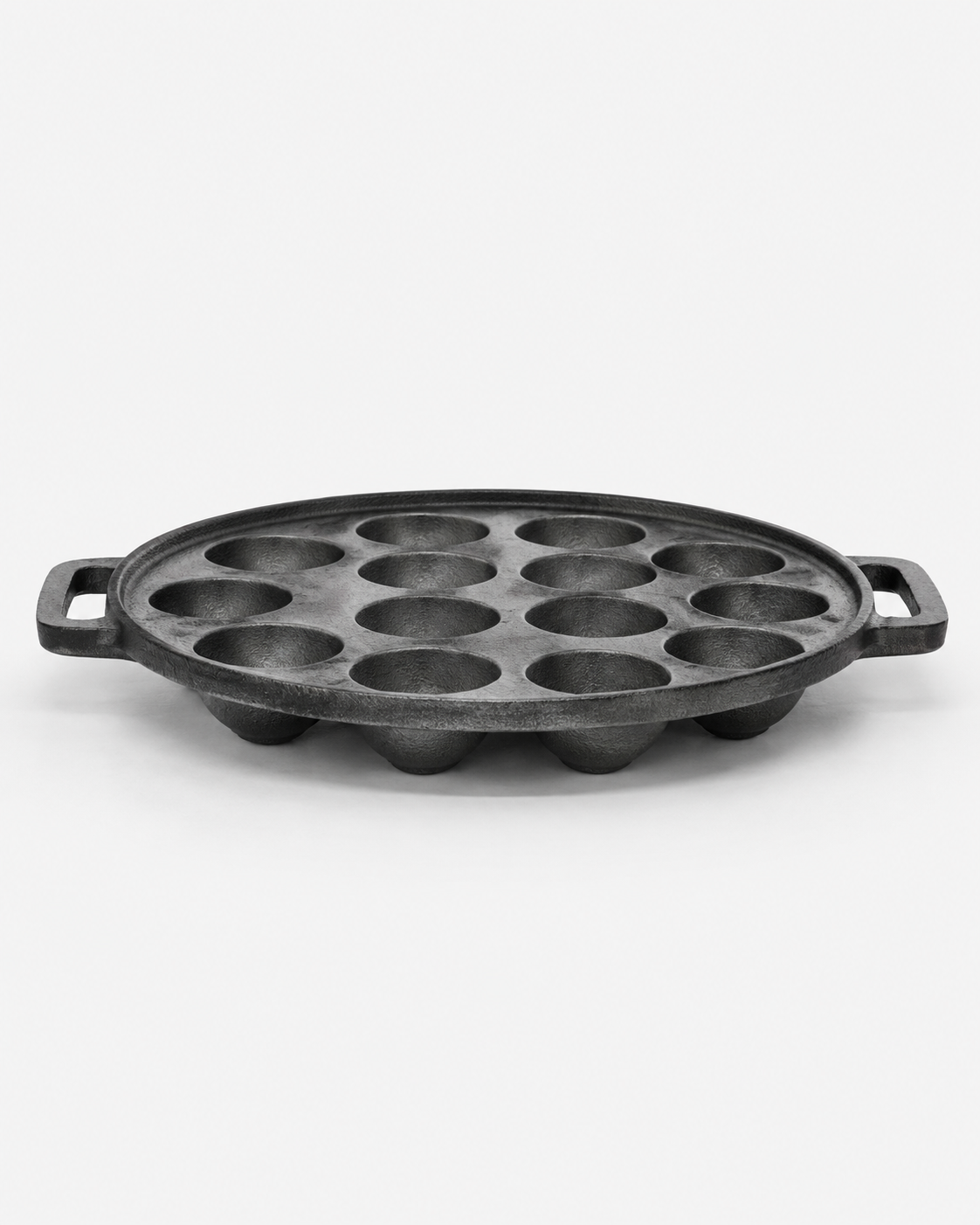 Cast Iron Bánh Khọt Pan 12 Holes
