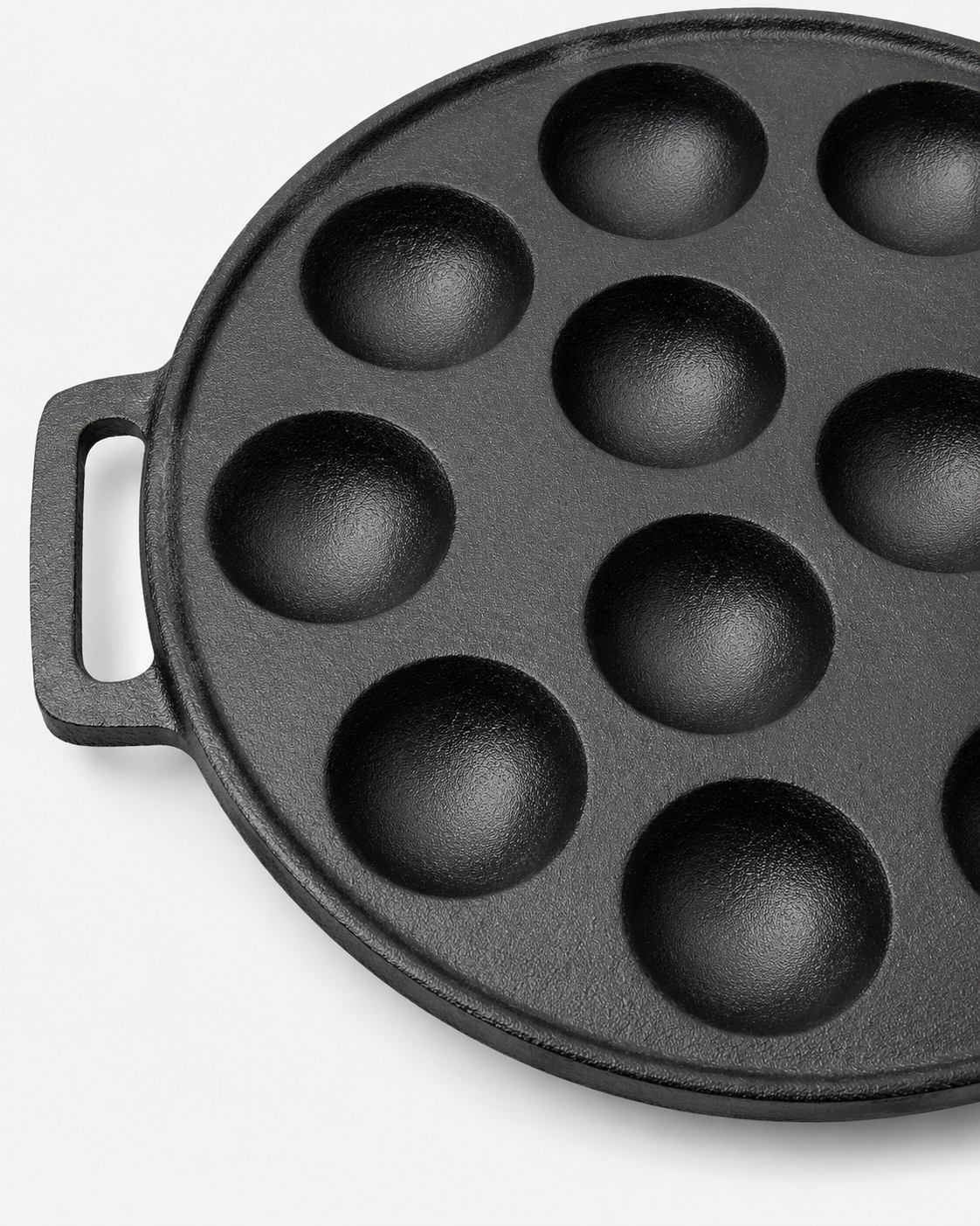 Cast Iron Bánh Khọt Pan 12 Holes
