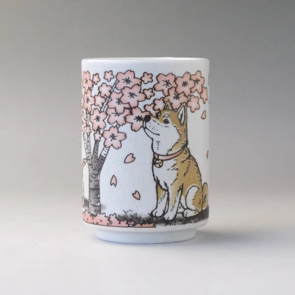 Shiba & Sakura Tea Cup 250ml
