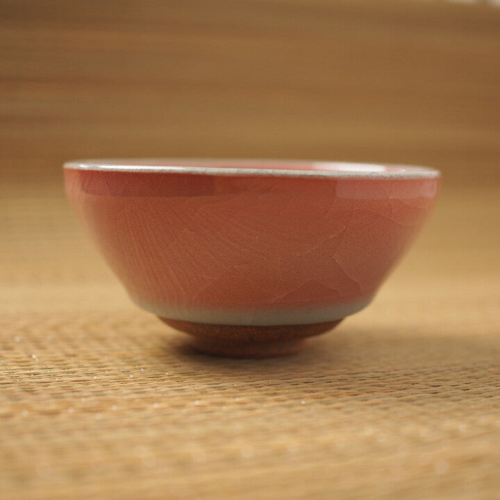Japanese Teacup Pink Matcha Bowl