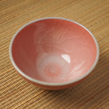 Japanese Teacup Pink Matcha Bowl