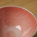 Japanese Teacup Pink Matcha Bowl
