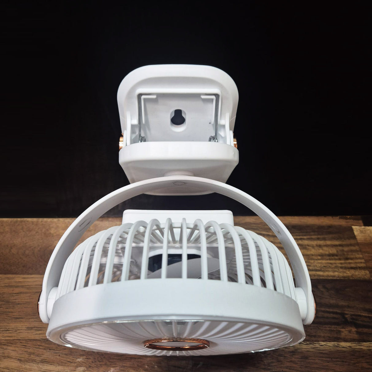 Rechargeable Clip On Fan with Light