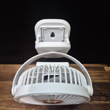 Rechargeable Clip On Fan with Light
