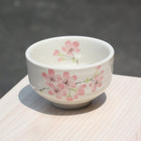 Shiroyama Cherry Blossom Pink Chawan Matcha Bowls