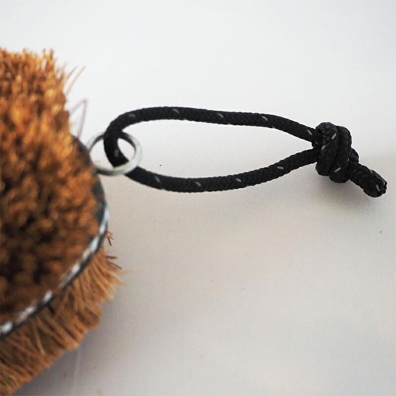 Kamenoko Tawashi Obi Black Scrubbing Brush