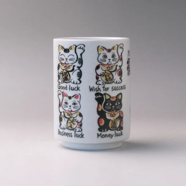 Maneki Neko Lucky Cat Tea Cup  250ml