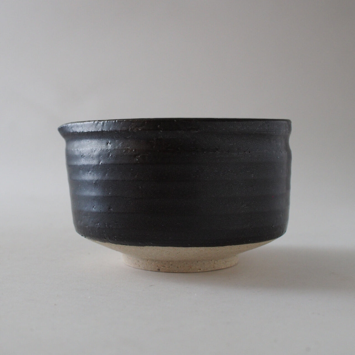Kuroneri Katakuchi Matcha Bowl Black